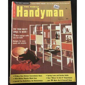The Family Handyman Magazine 35th Edition VINTAGE Apr. 1957 Vol. 7 No. 2